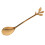 Tableware Gold Leaf Coffee Spoon Fork,12 Pack(6 Spoons 6 Forks) 4.7 Inches Tea Spoon Set 5