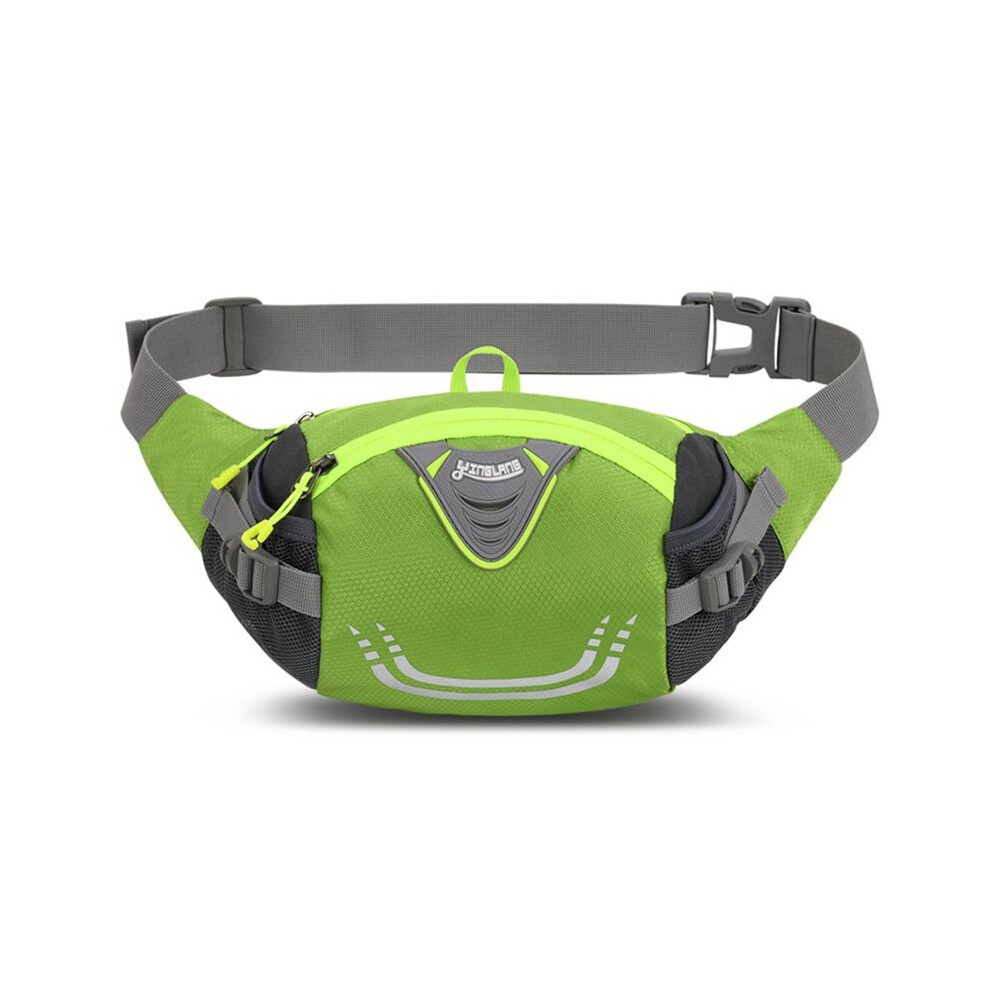Ying Lang Waterproof Nylon Hiking Fanny Waist Pack Sports Bum Waist Bag Cycling Running Fishing Hiking Waist Bag Green 4713265665629