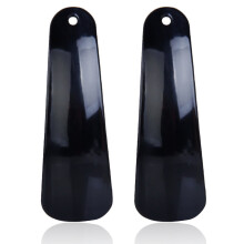 2X 4.7 inch plastic shoehorn Lifter Flexible Robust slip Black