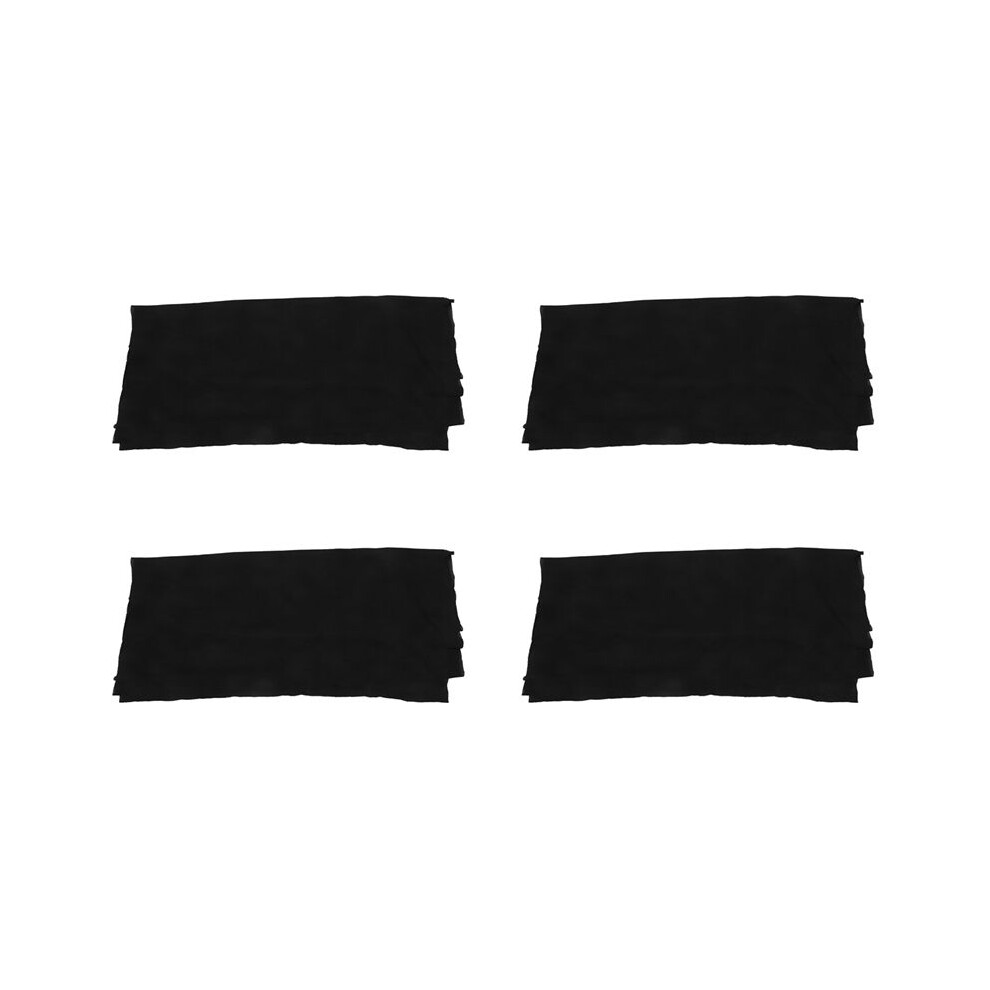 4X Speaker Grill Cloth Stereo Gille Fabric Speaker Radio Mesh Cloth 1.7Mx0.5m Black 4762986799656