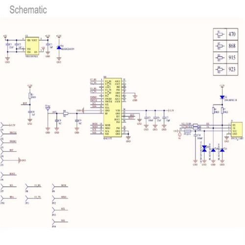 LoRaWAN CN470 Frequency Band Communication Module STM32WLE5 Support P2P Communication 2
