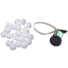 20 Pcs Car White Rivet Door Trim Clips Fastener & 1 Pcs Parking Sensor PZ36200208 PZ362-00208