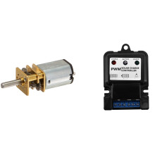 JA12-N20 Model 12V 100RPM Torque Gearbox with 1Pc New Useful Durable 6V 12V 10A Auto Solar Panel Charge Controller