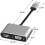 USB to VGA+HDMI+3.5 Audio Interface Conversion Cable Converter Computer Notebook to TV HD Cable 4
