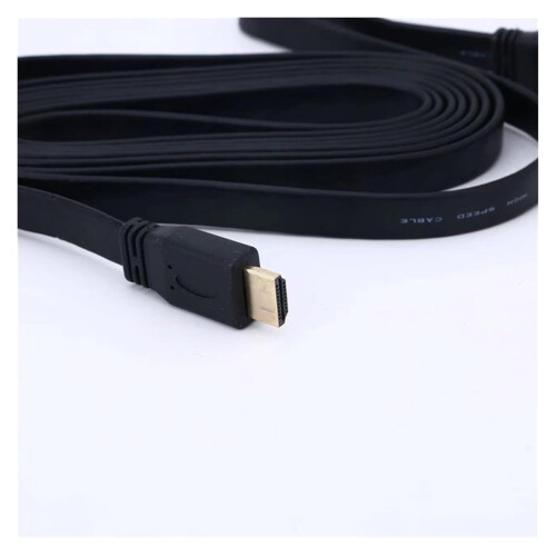 1.5m Version 1.4 Supports 3D 1080P Black Flat Cable Computer Set-top Box TV Connection HD Data Cable 2