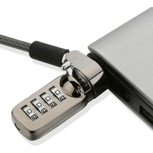 3X Security Anti-Theft Combination Laptop Notebook Cable Lock 4 Digit Password Lock, Black, 750151302 2