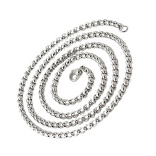 Contemporary Men's Titanium Steel Necklace With Square-50cm