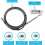 DEFCON 3-in-1 Universal Resettable Combo Cable Lock for Laptop Computer and Desktop Security (ASP86RGL) 2