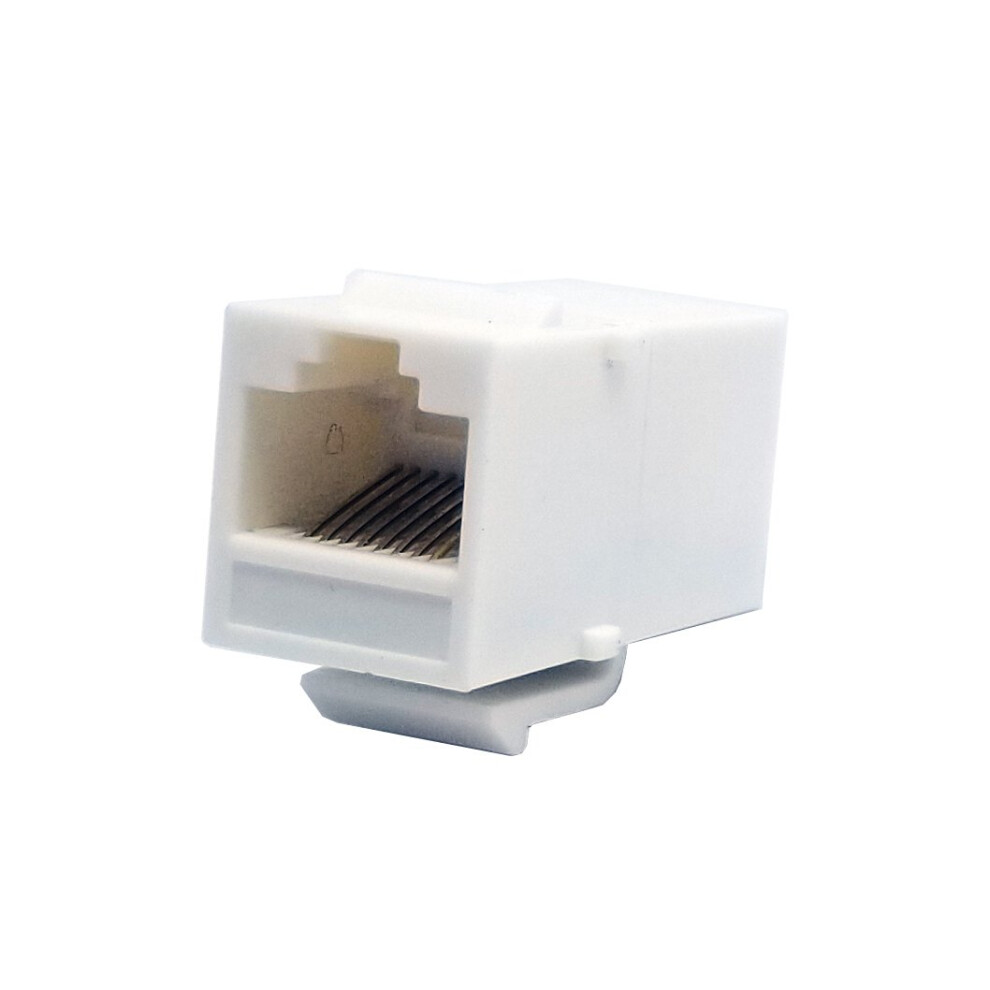 10 Pack Inline Coupler Keystone Jack Rj45 Female To Female Cat6/Cat5e White 9189345691867