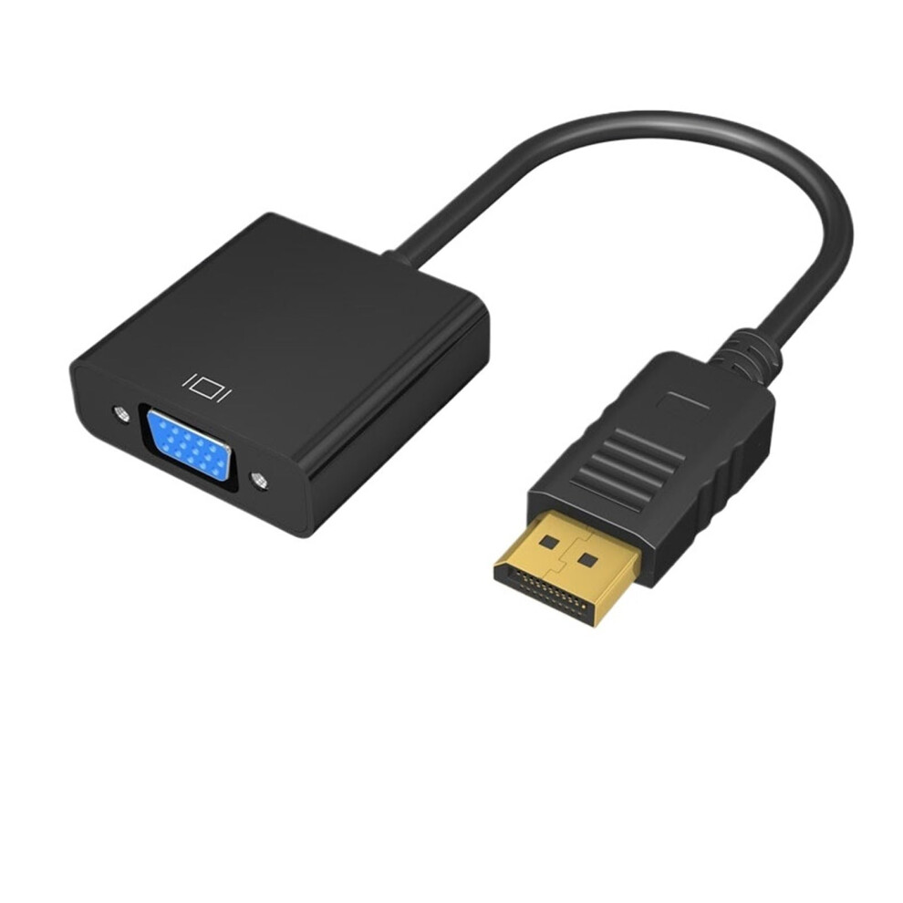 Dp To Vga Adapter Cable Tv Computer Monitor Connection Cable Dp To Vga Converter Projector Hd Cable 0.2M 9365049379267