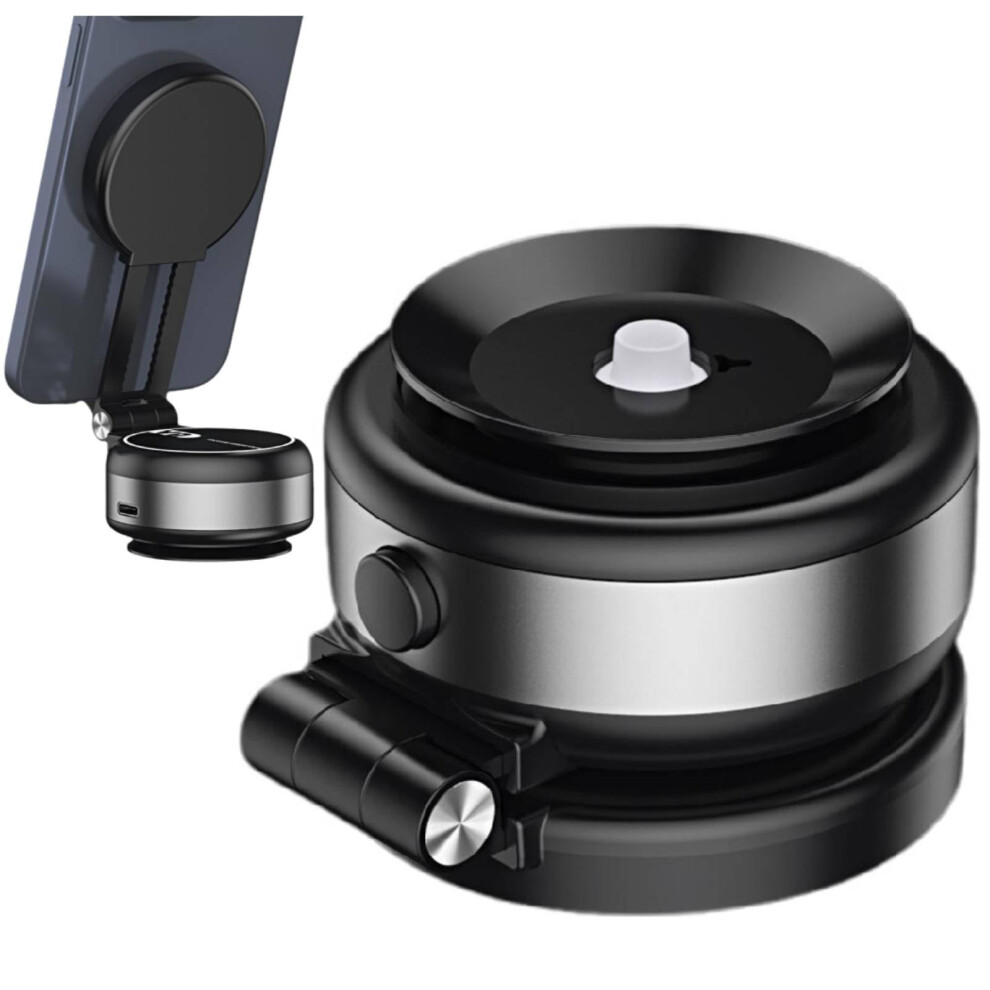 Electric Vacuum Magnetic Suction Phone Mount, Intelligent Car Mount, 360Rotation Magnetic Car Cell Phone Holder 9412369433442