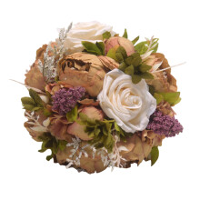 Wedding Bouquets Bridesmaid Bridal Bouquets Artificial-coffee