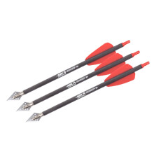Crossbow Hunting Practice 7.5' inch for R9 Crossbow Bolts Carbon Arrows 2' Red Vanes