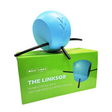 The Connector Golf Training Aid, Golf Swing Training Aid, Unique Alignment Bar Head, Smart Ball (Blue)