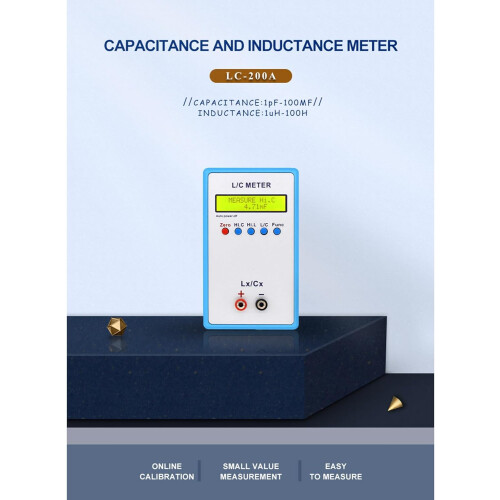 LC-200A Inductance Capacitance Meter High Precisions Test Device for Engineers & Technicians Simple 1