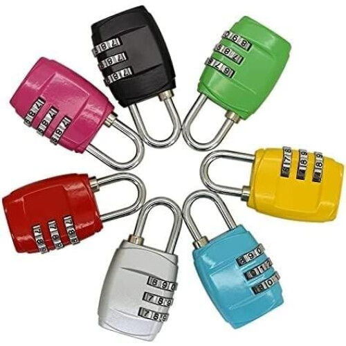 Code padlock,Padlocks for travelling, Luggage Padlocks,Combination Padlocks,3 Digit Dial Code Lock 2