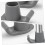 walkergliding skis walker replacement gliders plastic grey 2