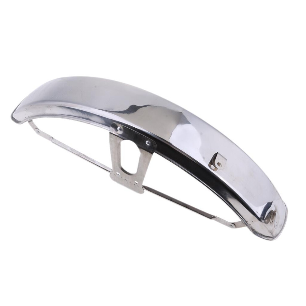 Chrome Plating Metal Front Mud Sand Fender Motorcycle Splash Guard For 797612339962