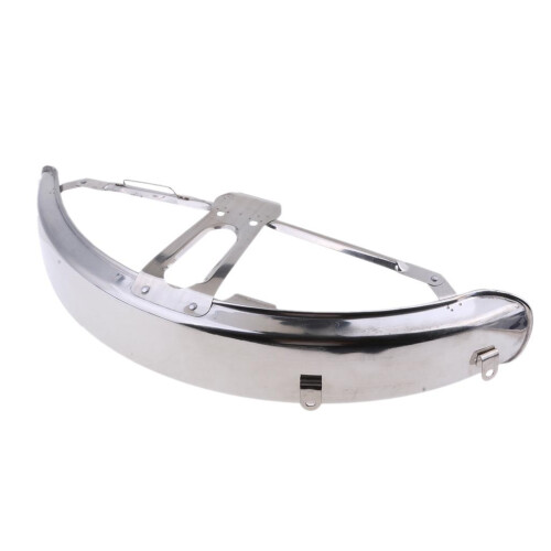 Chrome Plating Metal Front Mud Sand Fender Motorcycle Splash Guard for 1