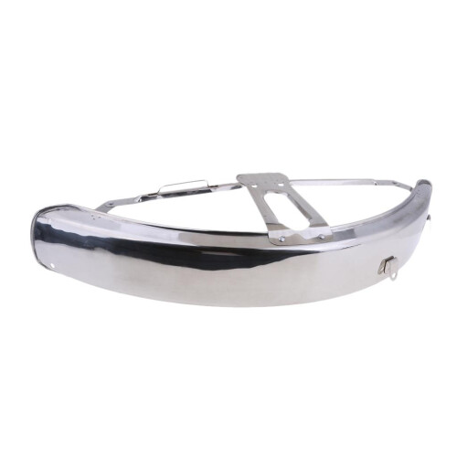 Chrome Plating Metal Front Mud Sand Fender Motorcycle Splash Guard for 2