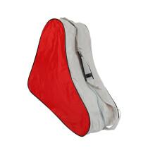 Handbag for roller skates, carry bag, triangular, storage, gym, ice skate bag, red Ref: 9100