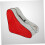 Handbag for roller skates, carry bag, triangular, storage, gym, ice skate bag, red Ref: 9100 3