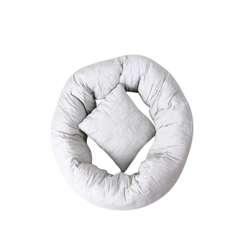 Born Photo Props 2 Pc Baby Photography Props Set, 1 Photo Donut Pillow, 1 Posing Pillows 9189345693335