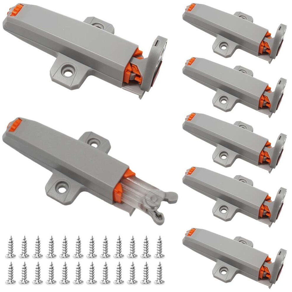 6 Pack Self-Closing Push To Open Hidden Door Latch, Cabinet & Rv Closet Hardware 9412369433794