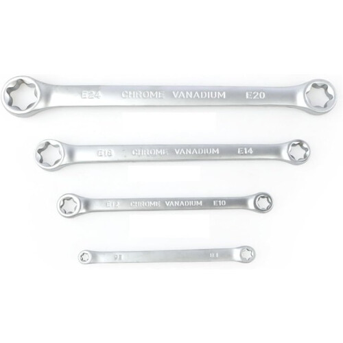 4 pieces Star doubleended wrench set E6E24 hex key for construction 1