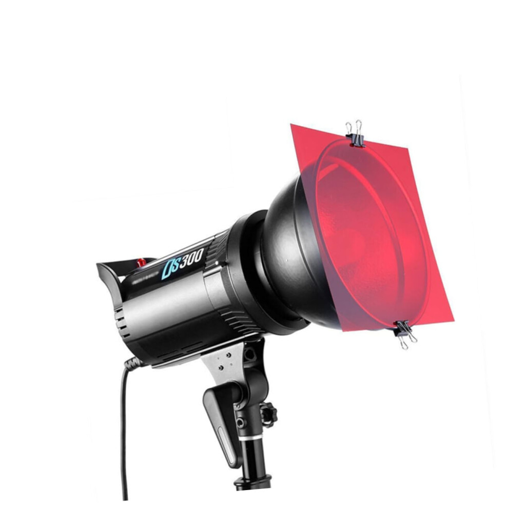 12 Inches Flash Lamp Filter Set 8 Color Filters Optical Filter Gels For Photography Light 9189345692116