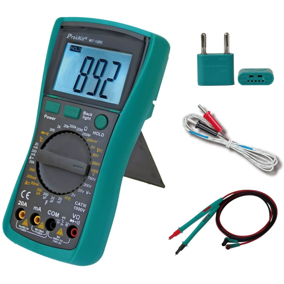 Tools Mt-1280 Pro'skit Multimeter, Digital 9412369435415