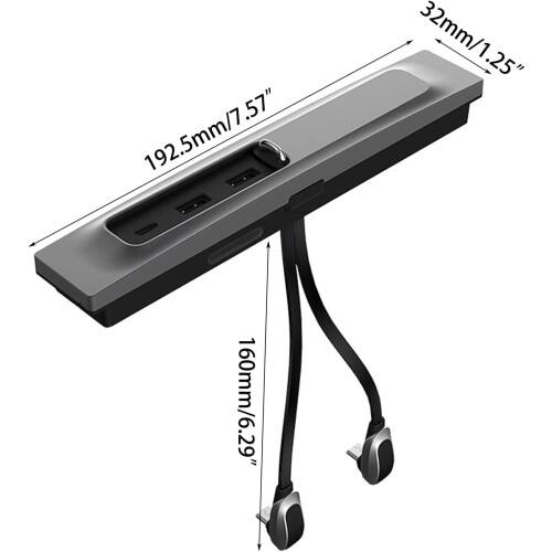 Multiport HUB Adapter Intelligent Dock Station Quick Powered Splitter Extension USB Spiliter 1