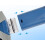 Fullface snorkel for , snorkeling with 180degree panoramic view, antifog function, foldable, drytops light blue Ref: 3627 3