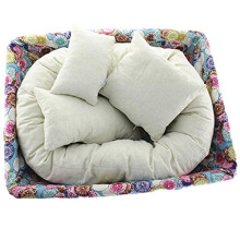 born Photography Basket Filler Wheat Donut Posing Props Baby Pillow Equipment