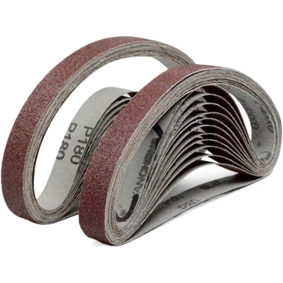 Sanding Belt For Angle Grinder 10Piece 25X330mm Grit 40/80/150 For Grinding And Sharpening 9412369433770