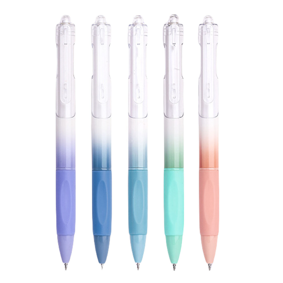 5 Pcs 0.5mm Neutral Pen Retractable Gel Ink Pen-Colorful Nebula