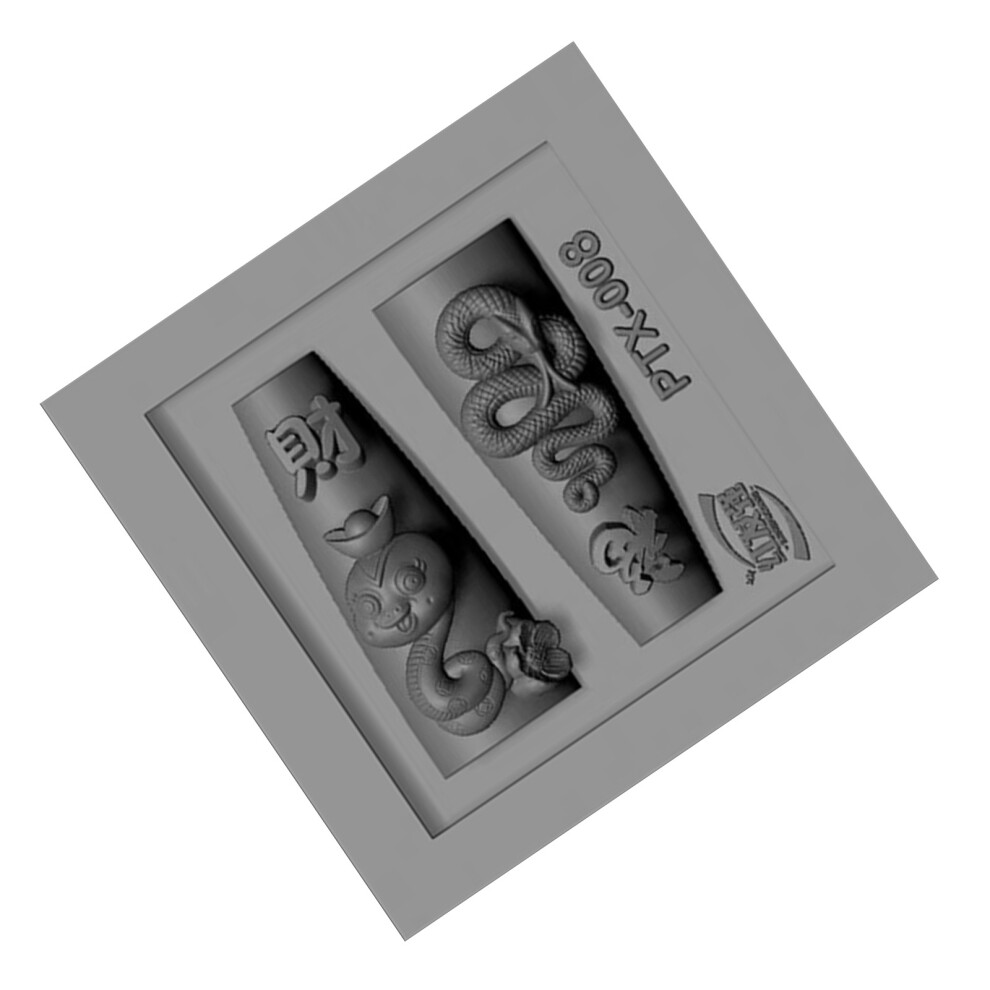 Flexible Resin Nail Carving Molds Featuring-216 Snake Baby