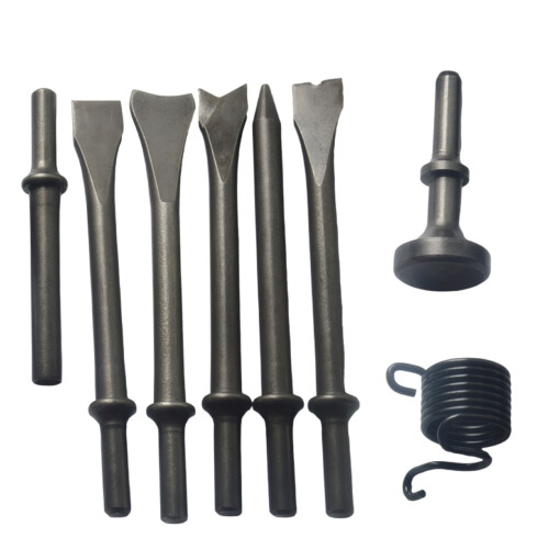 Pneumatic Chisel Set Air Hammer Punch Chipping Bits-Style C