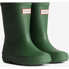 (, ) Hunter Kids First (Matte) Rubber Kid's Green Standard Wellington Boots