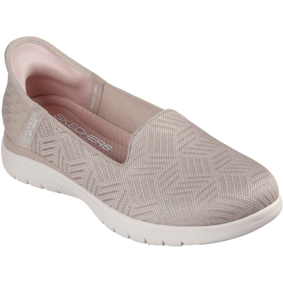 Skechers (, ) On-The-Go Flex - Clover Textile Women's Taupe Standard Trainers
