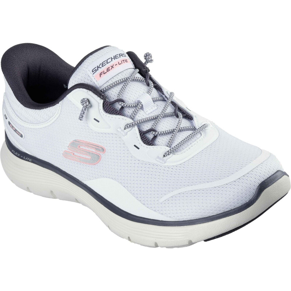 Skechers (, ) Flex Appeal 5.0 Easy Breezy Textile Women's White/Multi Standard Trainers