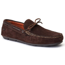 (, ) Base London Brooks Leather Men's Burnt Brown Standard Loafers
