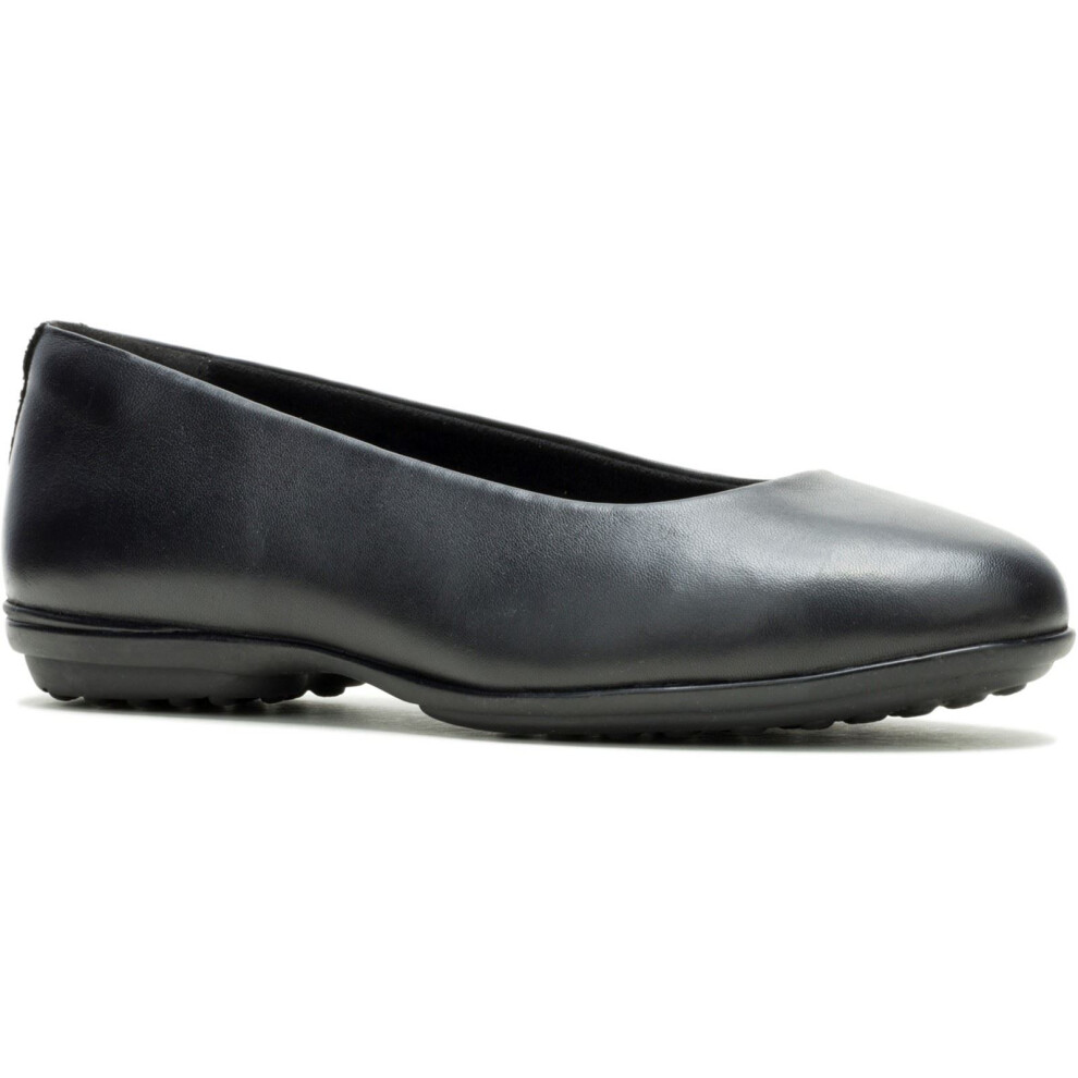 New Hush Puppies Girls (, ) Alice Flat Leather Women's Standard Flats Black 43696-81911