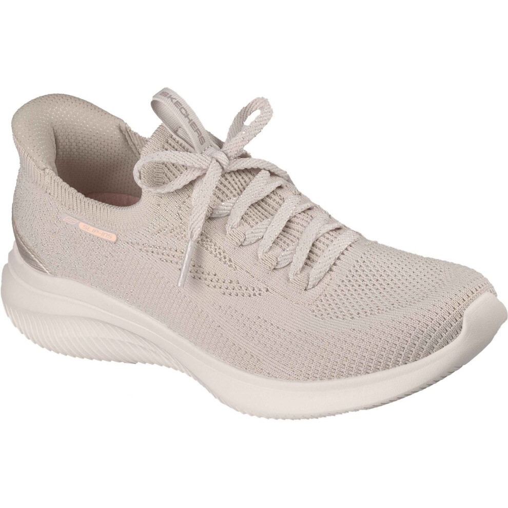 Skechers (, ) Ultra Flex 4.0 Textile Women's Natural Standard Trainers