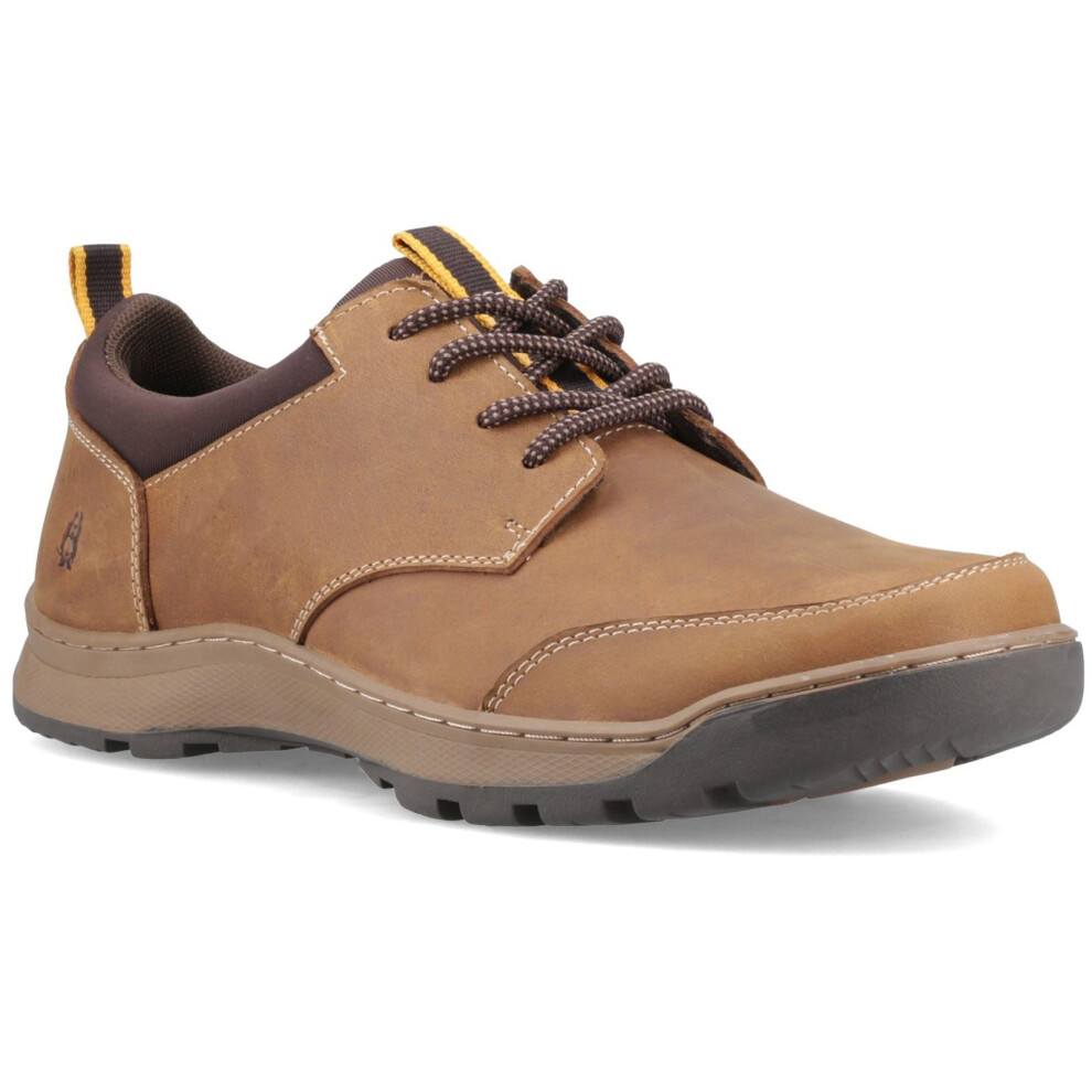 New Hush Puppies Men's (, ) Thom Lace Up Leather Tan Standard Lace-Up Shoes 43676-81866