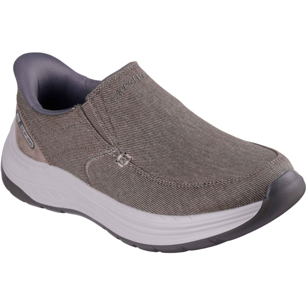 Skechers (, ) Decklan - Gulliver Textile Men's Taupe Standard Trainers