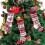 Hängende Strümpfe für Kamin, Weihnachtsbaum, saisonale 2