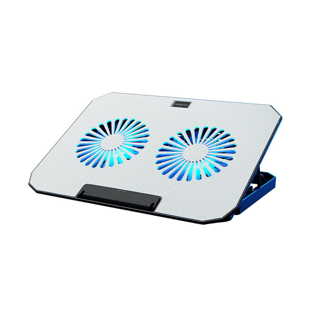 Adjustable Laptop Cooling Stand With Two Quiet Fans With 2Xusb Port Phone Holder For 12 To 17' Notebooks Cooling Pad 9426802943979