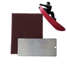 Snowboard Wax Kit, Ski Wax Scraper, Stainless Steel Snowboard Tool