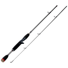 Fishing Rod 2 Section 6ft Fishing Rod Cast Rods EVA Handle Smooth Transition Fishing Rod Travel Fishing Rod Black casting rod 1.8 M Ref: 1794